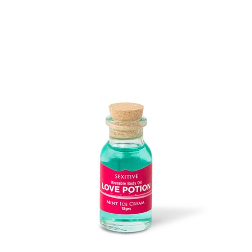 MINI ACEITE COMESTIBLE LOVE POTION MINT CREAM 15ML