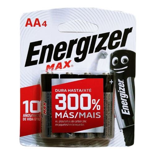 PILAS ENERGIZER AA - PACK 4 UNIDADES