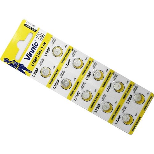 PILAS AG3 392 CX41 LR41W - VINNIC - BLISTER X 10 UNIDADES