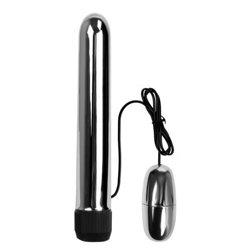 VIBRADOR DOBLE METALIZADO REGULABLE