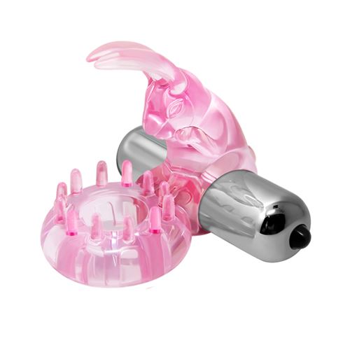 ANILLO VIBRADOR CONEJITO 12 FUNCIONES