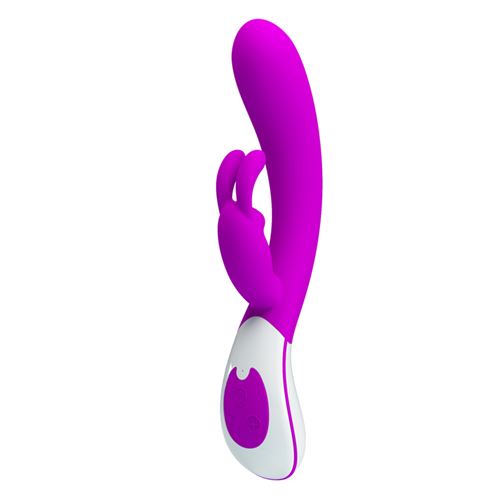 VIBRADOR HARLAN RECARGABLE 12 FUNCIONES USB 21CM X 3CM