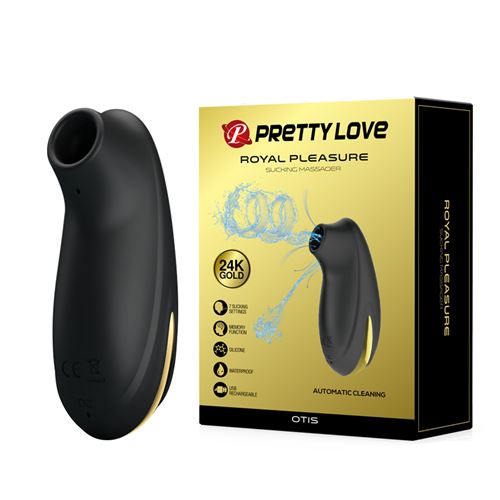 SUCCIONADOR GOLD  ROYAL PLEASURE 7 FUNCIONES USB RECARGABLE SILICONA