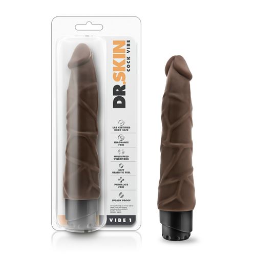 DR. SKIN - COCK VIBE 1 - 9 INCH VIBRATING COCK - SUMERGIBLE