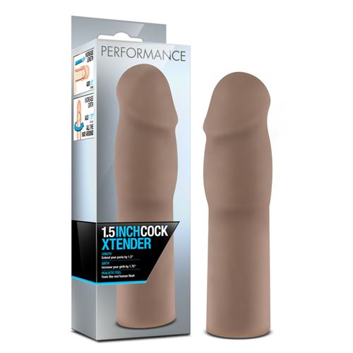 PERFORMANCE - 1.5 INCH COCK XTENDER - BROWN