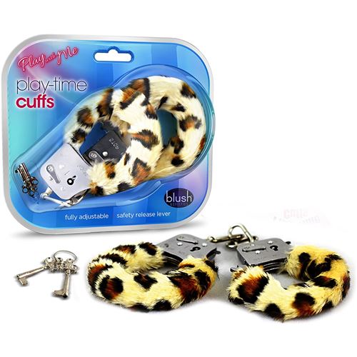 PLAY WITH ME - PLAY TIME CUFFS - LEOPARD