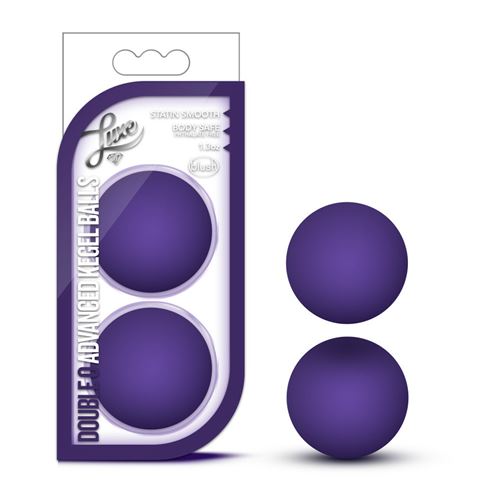 LUXE - DOUBLE O ADVANCED KEGEL BALLS - PURPLE