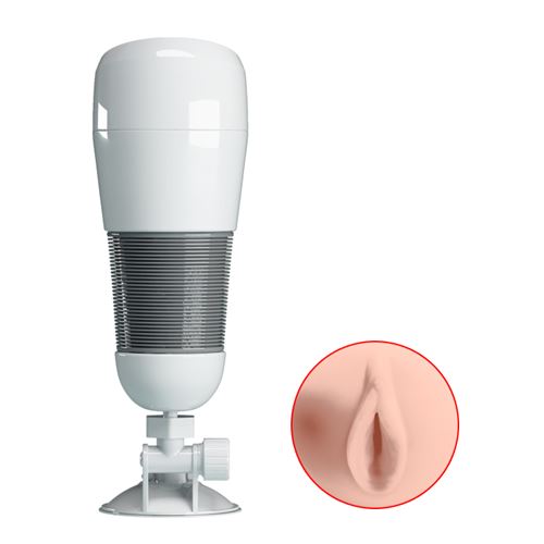 MASTURBADOR VIBRADOR HEDY BASE CON SUCCIÓN