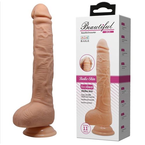 CONSOLADOR REALISTICO REAL DEAL 28CM X 4.2CM