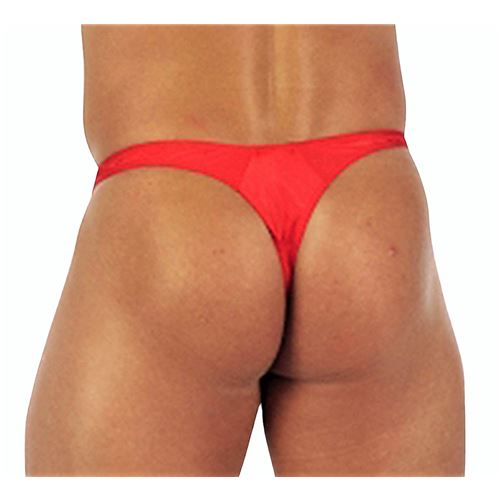 TANGA LESS LYCRA LISA C/VELCRO TALLE:U COLOR:ROJO