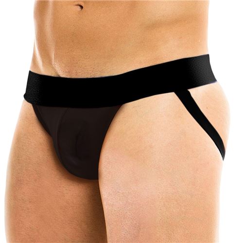 SUSPENSOR TUL CON LYCRA LISO TALLE:U COLOR:NEGRO