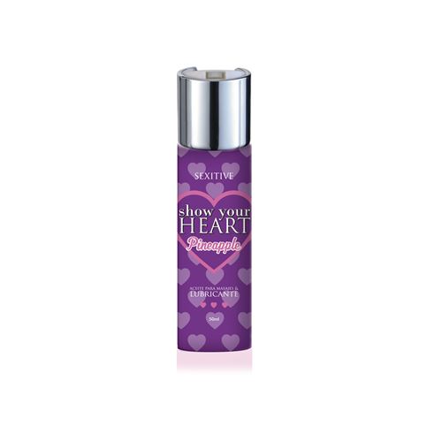 GEL LUBRICANTE SABORIZADO SHOW YOUR HEART PINEAPPLE