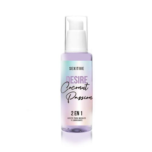 ACEITE Y LUBRICANTE DESIRE COCONUT PASSION 2 EN 1 - 60ML