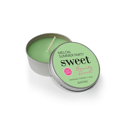MASSAGE CANDLE SWEET BEAUTY RUSH - MELON SUMMER PARTY - 30 GR -