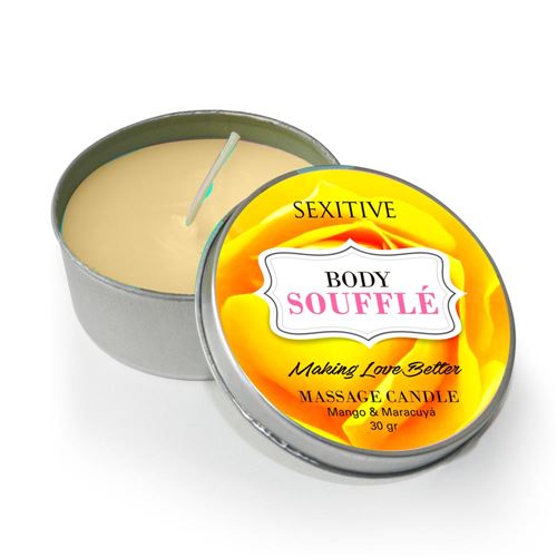 MASSAGE CANDLE BODY SOUFFLE MANGO & MARACUYA - 30 GR