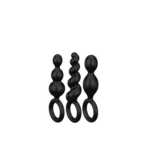 BOOTY CALL  SET OF 3  BLACK