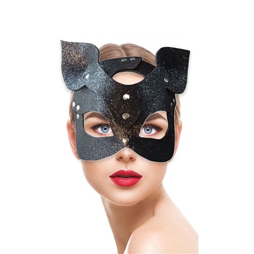 MASCARA GATITA GLITTER NEGRO