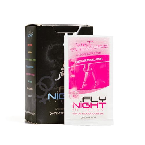 CAJA X12 SACHET GEL WET PLEASURE 10ML