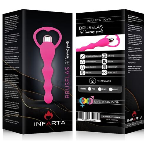 VIBRADOR BRUSELAS INEXPULSABLE ANAL