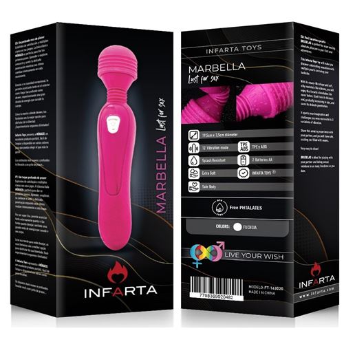 VIBRADOR MASAJEADOR MARBELLA CLITORIS SILICONA