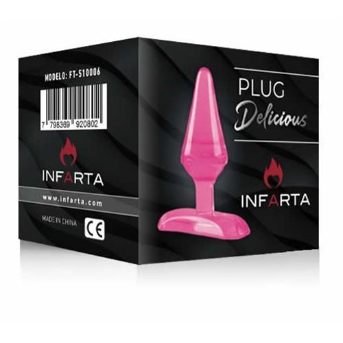 MINI PLUG ANAL 6CM PINK - ROSA