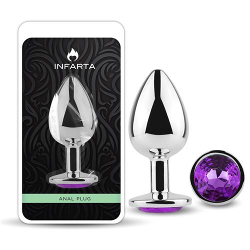 ANAL PLUG EROS METAL LARGE PURPLE