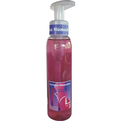 GEL LUBRICANTE CARICIAS HÚMEDAS - AROMA ROSAS- C/VALVULA - 130CC