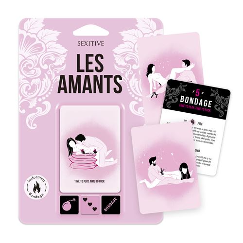 LES AMANTS, JUEGO DE CARTAS + DADOS