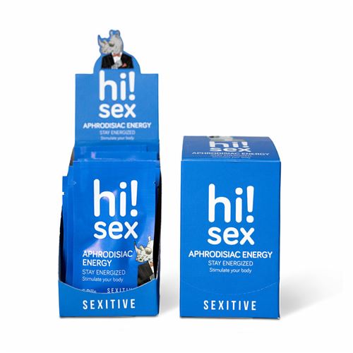 HI! SEX - APHRODISIAC ENERGY - 10 BLÍSTER X 2 CÁPSULAS + CAJA EXHIBIDORA