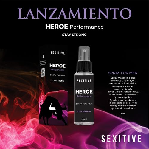 HEROE PERFORMANCE - SPRAY MASCULINO-