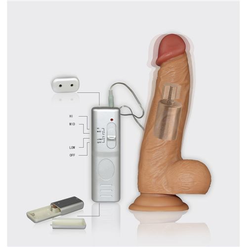 Real Extreme Extra Girth Vibrating Dildo