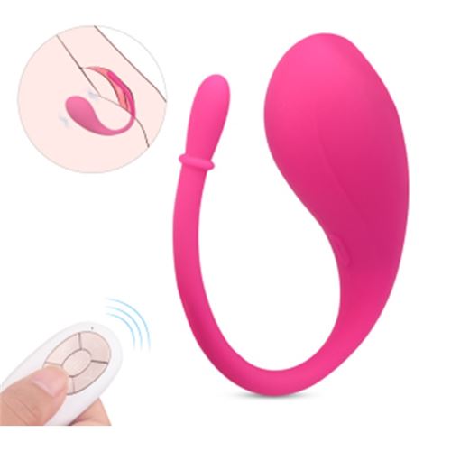 VIBRADOR RUBY 7 RECARGABLE USB CONTROL REMOTO 12 FUNCIONES 9CM X 6CM