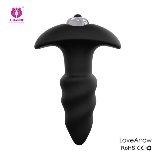 VIBRADOR PLUG ANAL LOVE ARROW - 10CM X 7CM X 3CM