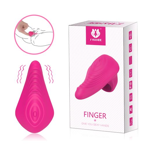 VIBRADOR FINGER DEDO - 7CM X 4CM - SILICONA