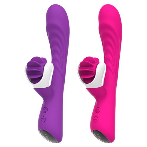 NINFA NYMPH VIBRADOR CON LENGUAS GIRATORIAS RECARGABLE USB