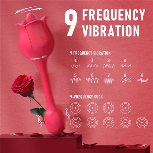 VIBRADOR ROSE PRO 5 - 18 FUNCIONES RECARGABLE