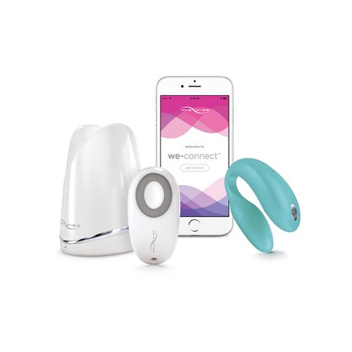 WE VIBE SYNC COUPLES VIBRATOR AQUA USB BLUETOOTH
