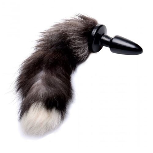 FOXY FAUX L FOX TAIL ANAL PLUG